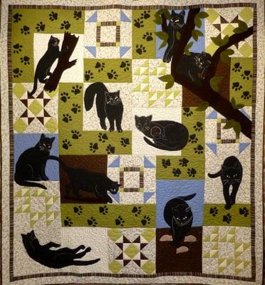 Here a Kitty quilt kit