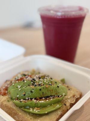 Avocado Toast,Paradise Smoothie