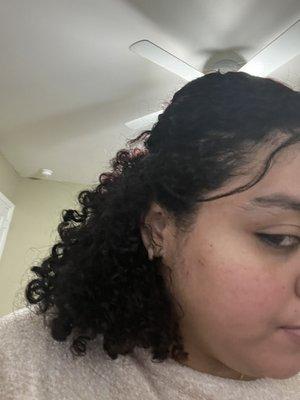 Second wash and still just as curly 2/16