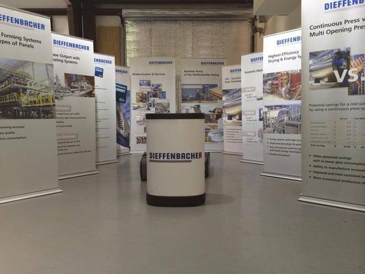 Here's a cool display job that we did fro Dieffenbacher.