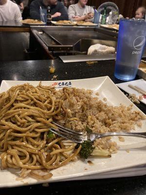 You can't go wrong at Saga. Great Hibachi.