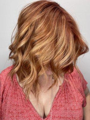 Copper highlights