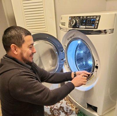 Water pump replacement of a Samsung washer in Raleigh, NC