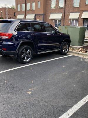 Cooper Rugged Trek A/Ts, installed on spare rims with new TPMS sensors.