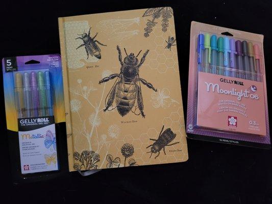 3/21/2022 - This journal was on super clearance and I could not resist getting some of my Jelly Roll pens.