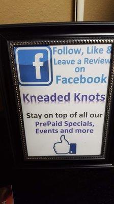 Kneaded Knots on Facebook