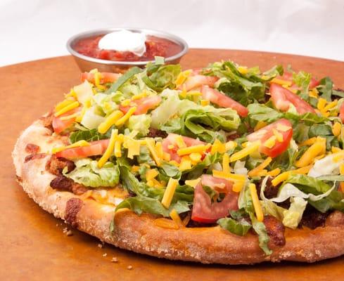 Taco pizza