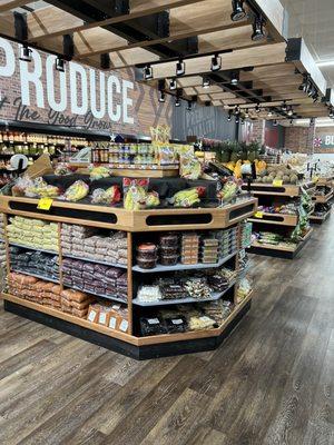 Produce department. All sorts of fresh veggies and fruits!