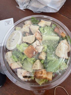 Small Grilled chicken Caesar salad