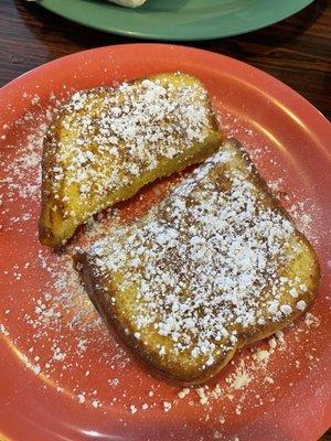 Two Wedges of French Toast