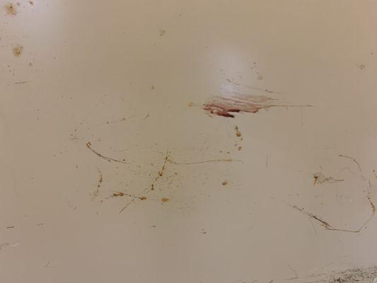 More blood on the elevator walls