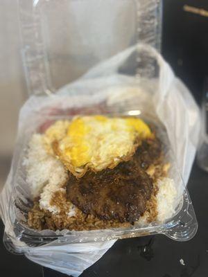 Loco moco meal