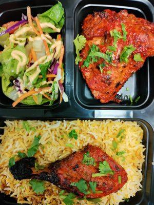 Tandoor Lunch Combo w/drink and dessert. Enjoy!!!