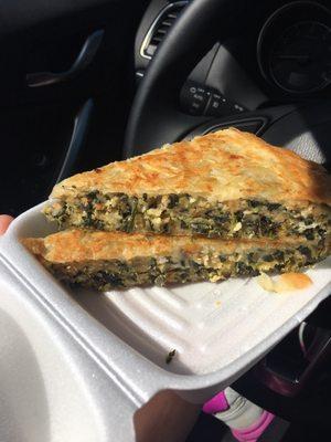 Baked Spinach pie! Delicious!