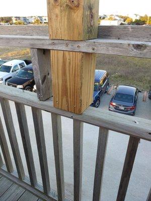 Unstable railing