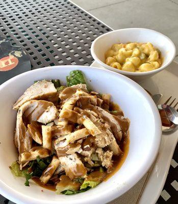 Thai Chicken Salad+ Broccoli Mac and Cheese