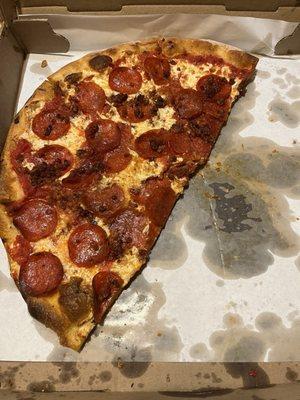 Medium Bacon and Pepperoni Pizza