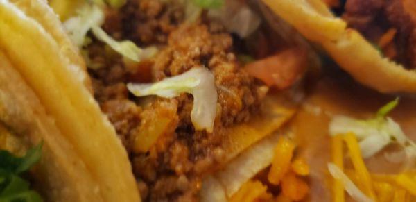 Ground beef taco