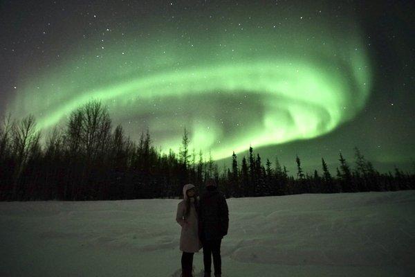 Very good spot to see Northern lights!