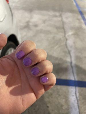 My crappy gel nails