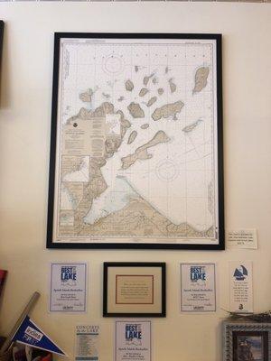 Apostle Islands map for $22