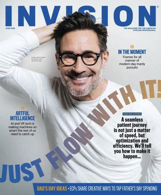 Our in house brand, Alexander Daas, featured on the cover of Invision Magazine!