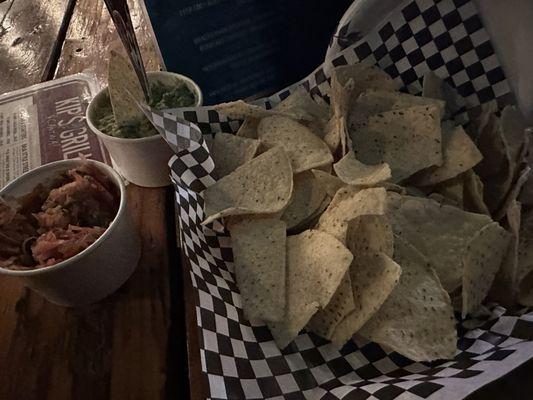 Chips, guac, and, um, salsa?!?