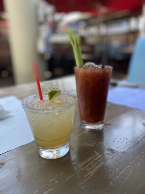 Cadillac Margarita & Bloody Mary cocktails