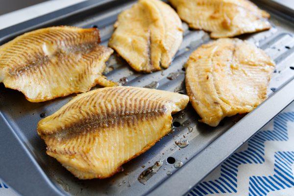 Grilled Tilapia Fillet.  Seasoned And Made Fresh When Ordered.