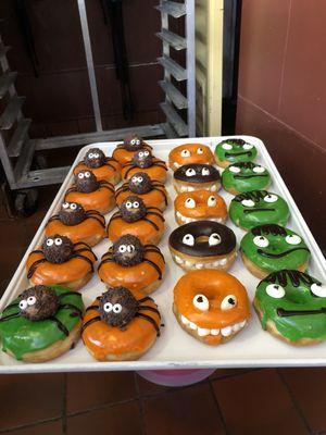 Halloween donuts