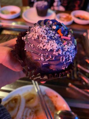 Ube cupcake! Super delicious and purple!