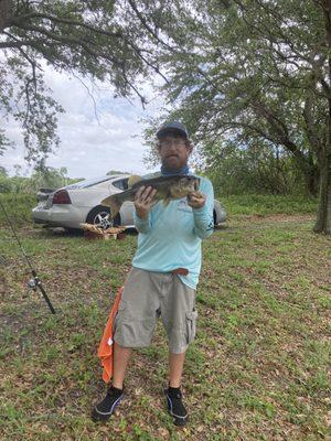 Peacock Bass and Large Mouth Bass exciting day!