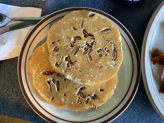 Pecan pancakes