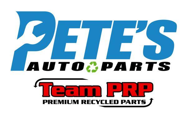 Pete's Auto Parts and Team PRP logos