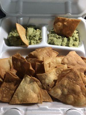 Chips and guacamole good