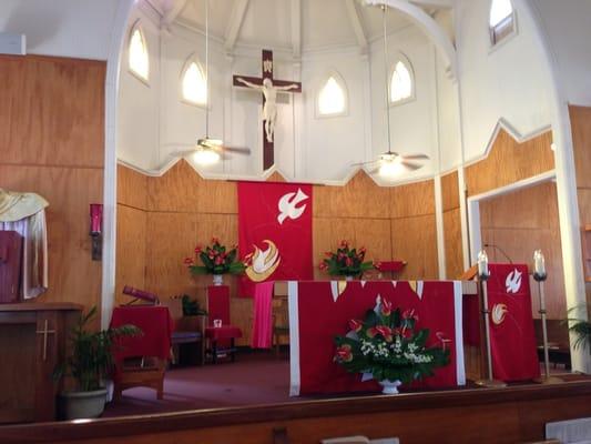 The Altar of the church