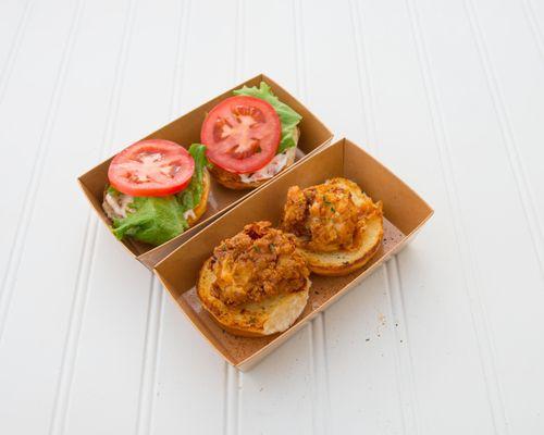 Fried Lobster Sliders