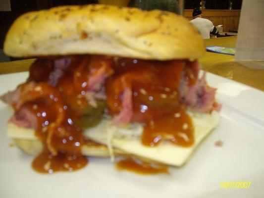 super beef sandwich our specialty