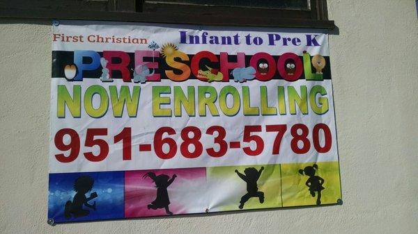 Now enrolling!