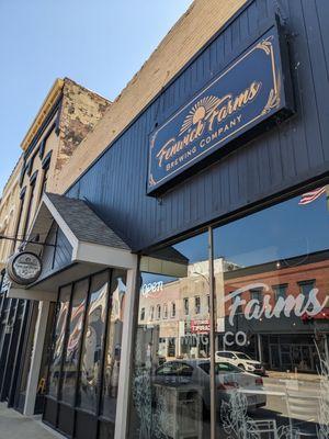 Front of Fenwick Farms Brewing Company, Rensselaer