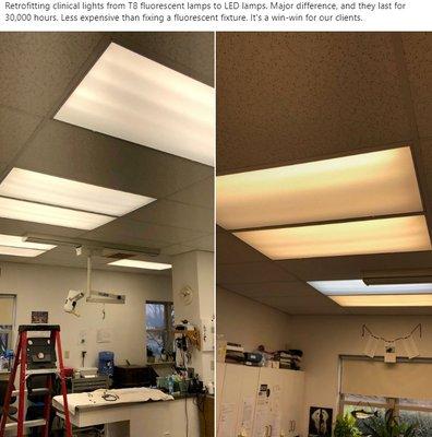 Kingdom Animal Hospital Retrofit to LED