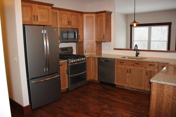 Custom Hickory kitchen