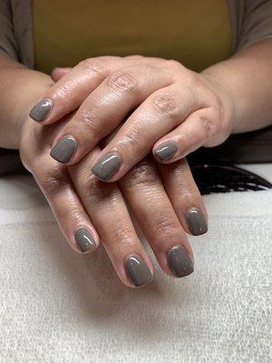 Organic gel manicure