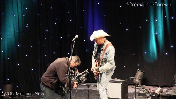 One of many appearances on WGN Television. #wgn #ccrtributeband #creedencetributeband #creedenceforever