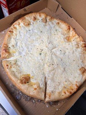 Alfredo pizza