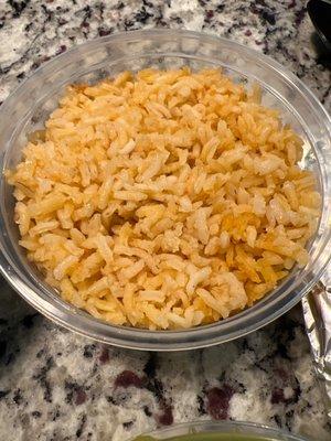 Spanish rice, also a new added item