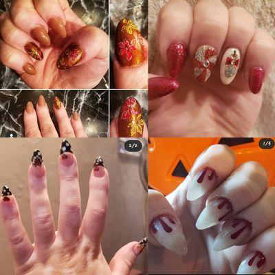 Halloween nail sets