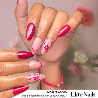 Blooming beautiful nails for a blooming beautiful summer! 
 : https://lk.macmarketing.us/EliteNails-Booking