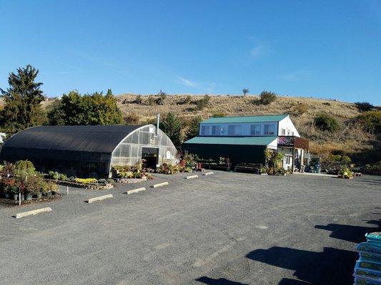 Greenhouse and store building at SYG