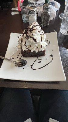 Brownie sundae